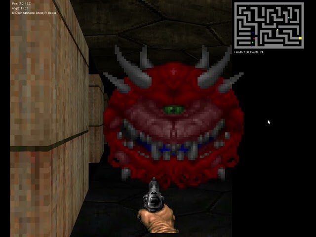 Doom clone made in pure Java | only built in libraries |