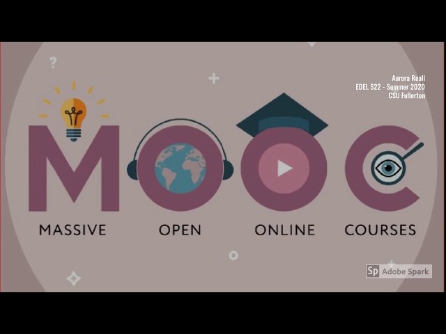 MOOC  Web Based Learning  Aurora Reali