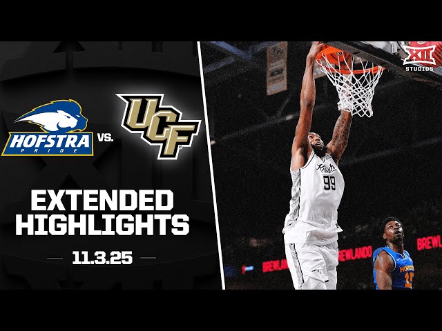 Hofstra vs. UCF Extended Highlights | 2025-26 Big 12 Men's Basketball