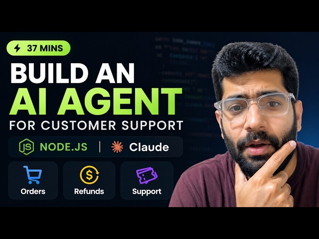 Build AI Agent Without LangChain in 37 Mins | Claude | ECommerce
