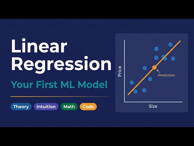 Linear Regression Explained Simply: Train Your First ML Model in Python (EP 05)