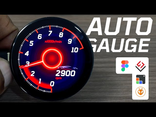 Auto Gauge HMI on Lilygo 1.43" AMOLED Display with LVGL | ESP32 #lvgl #lilygo #esp32 #hmi  #amoled