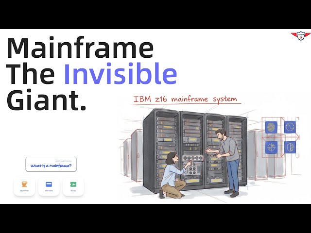 What is a Mainframe? (The Invisible Giant Running Your Life) | Mainframe Explained | #Mainframe