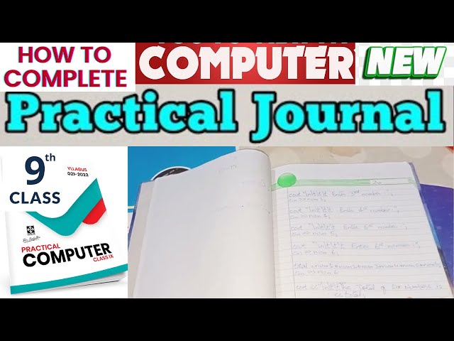 How to Complete COMPUTER Practical Journal Class 9 | 2023 | Step-by-Step Instruction | SINDH BOARD