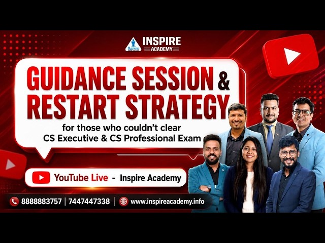 CS Executive & CS Professional Restart Strategy 2026 🚀 | What to Do Next? #csstudents