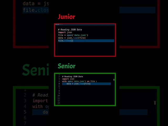 Best way to read json data in python | #python #pythontricks