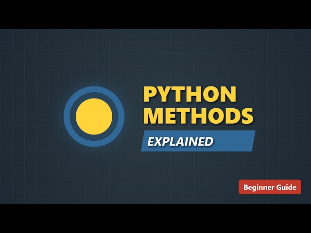 Python staticmethod vs classmethod Explained in 5 Minutes