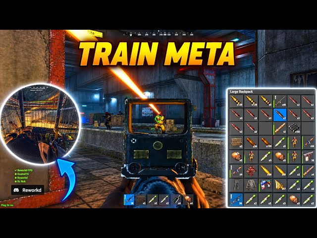 We Used UNDERGROUND TRAINS to Dominate the Server! - Rust Console