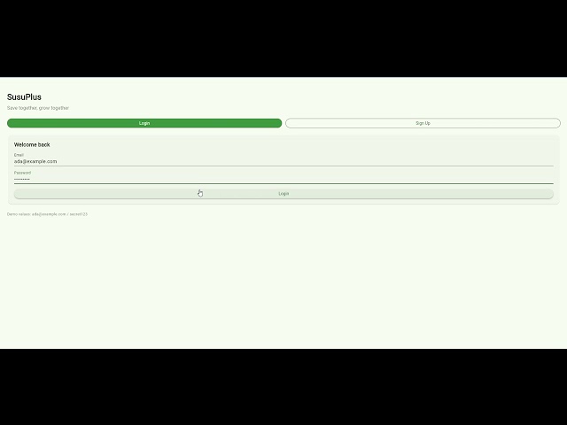 SusuPlus app with flutter