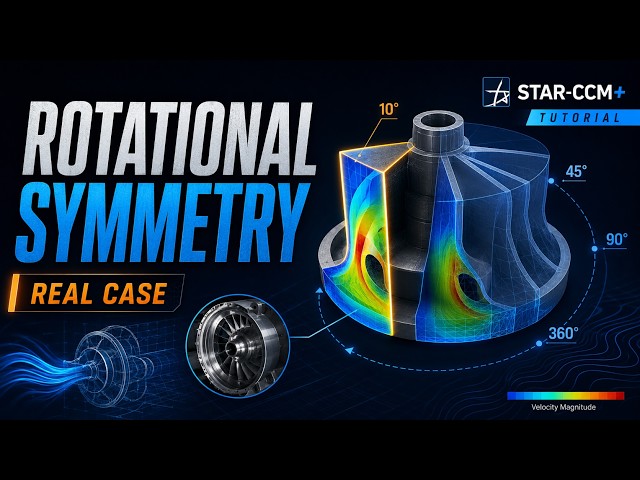 STAR-CCM+ Rotational Symmetry in Practice — Real Applications + Technical Tips (Accuracy vs Speed)
