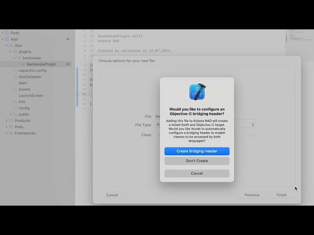 capacitor js 6: backswipe navigation for ios