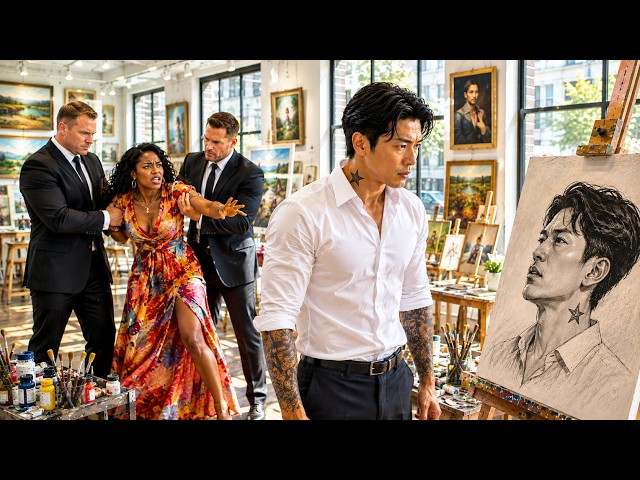 “Who Painted This?” The Mafia Boss Froze Before the Black Artist’s Unfinished Portrait