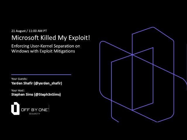 Microsoft Killed My Exploit! Enforcing User-Kernel Separation on Windows with Exploit Mitigations