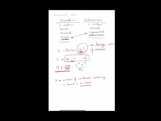 Statistics-Poisson Random Variable Examples