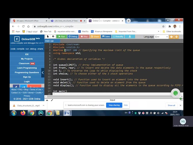 Data structures 9 Static queue