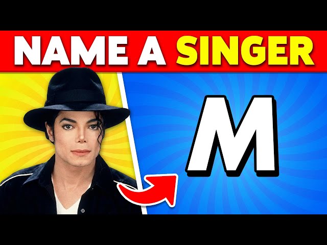 Name a SINGER from A to Z 🎵🧠 Song Alphabet Quiz 2026 🔥 Music Quiz