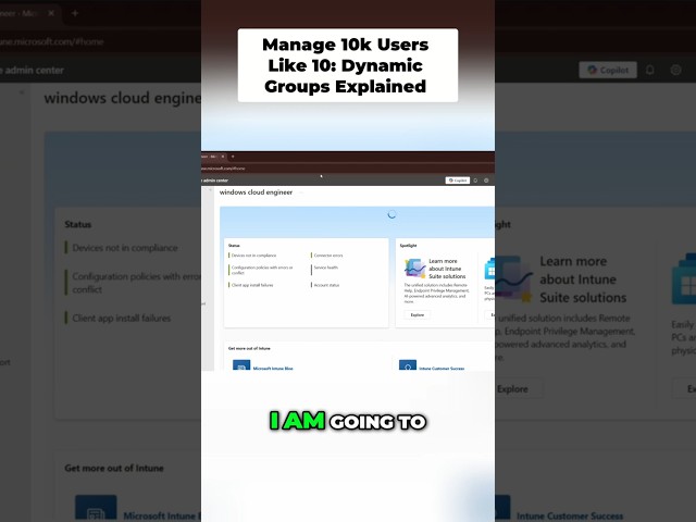Automate Your Job  Manage 10,000 Users Easily  #microsoft365 #windows #md102