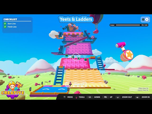 Yeets & Ladders | Best Fall Guys Creative Board Game! (1467-7300-1979)