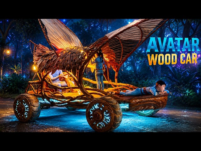 Dad Built an Avatar-Inspired Car for His Children