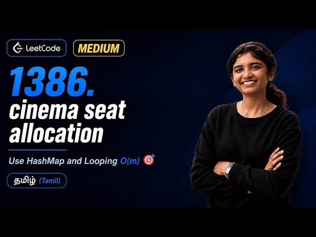 LeetCode 1386 - Cinema Seat Allocation | Leetcode Problem of the Day | Tamil Explanation