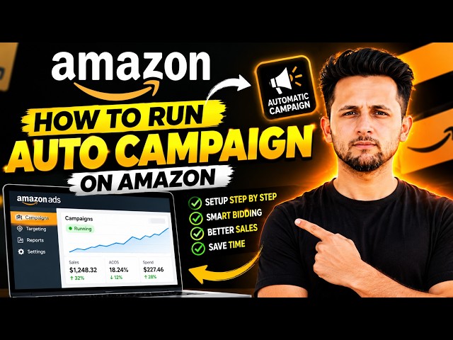 How to Run Amazon Auto Campaigns | Step-by-Step PPC Tutorial 🚀