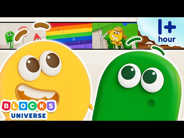 The Best of Colourblocks - Full Episodes | Learn to Explore Colours Compilation | Colourblocks