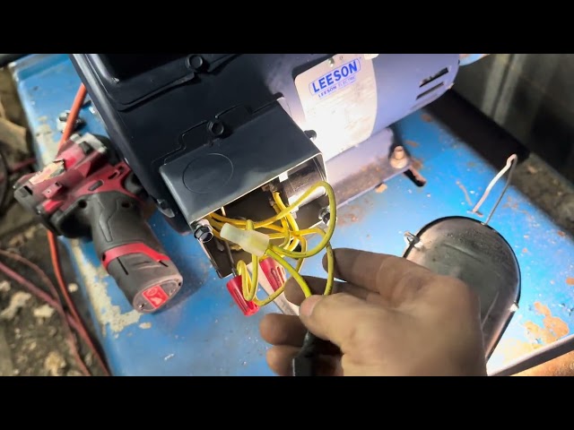 Motor eléctrico Leeson modelo 184k17DB33A: Cómo cablear un motor monofásico de 220/208 V (hágalo ...
