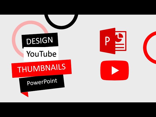 Design YouTube Video Thumbnails in PowerPoint (Sample 2)