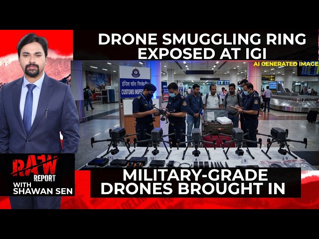 Delhi Airport Drone Bust: 10 Military-Grade Drones Worth Over ₹1 Crore Seized | BREAKING | News18