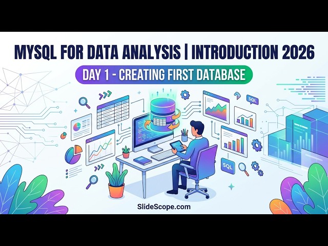 MySQL for Data Analysis Introduction 2026 - Day 1 - Creating First Database