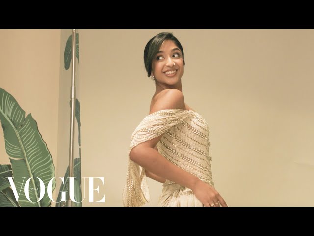 Maitreyi Ramakrishnan gets ready for Vogue World: Hollywood in custom Manish Malhotra