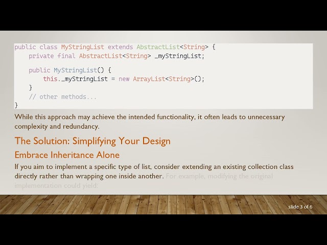 Understanding the Risks of Composition and Inheritance in Java Collections
