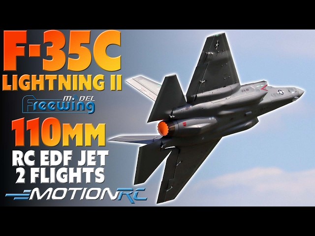 2 More RAW Flights of the New 110mm Freewing F-35C Lightning II from the EDF Jet Jam | Motion RC