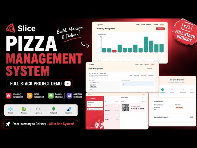 🍕 Welcome to the Slice Pizza Management System – A Complete Full Stack MERN Project!