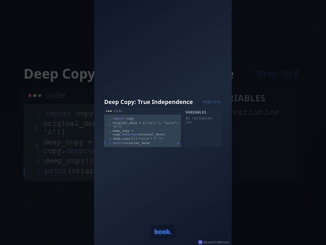 Stop Corrupting Data! Shallow Copy Secret