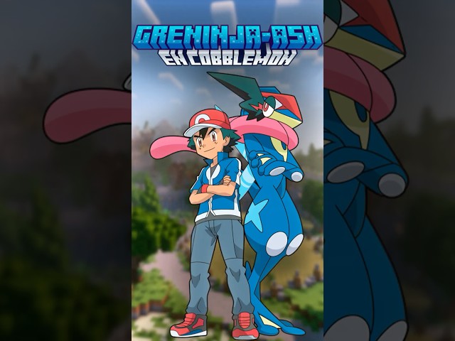 Here's how to get Ash Greninja in Minecraft Cobblemon! #minecraft #cobblemon #pokemon