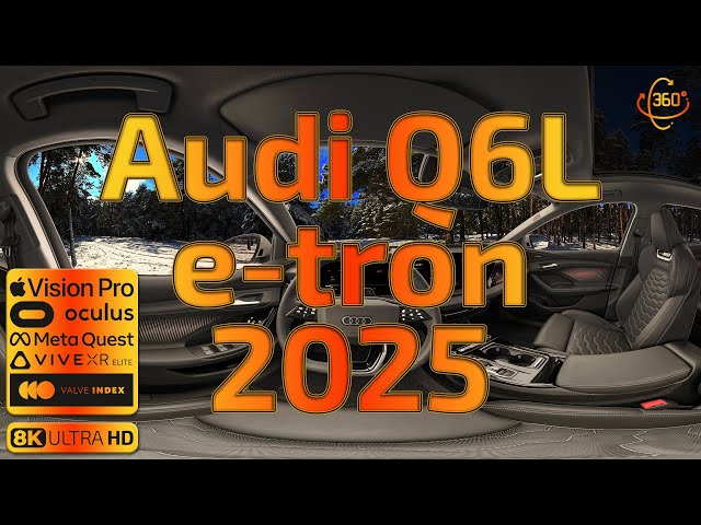 The freshest interior of the 2025 Audi Q6L e-tron basic mode is already on your screen! 🚗🔋🔄✨