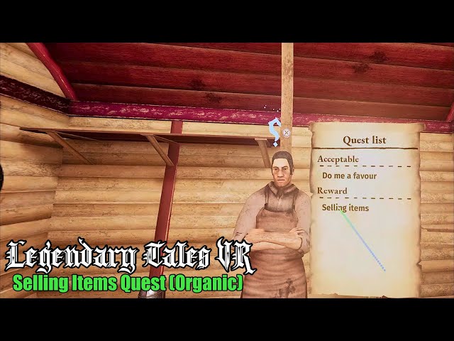Selling Items Quest Organically in Legendary Tales on PSVR2