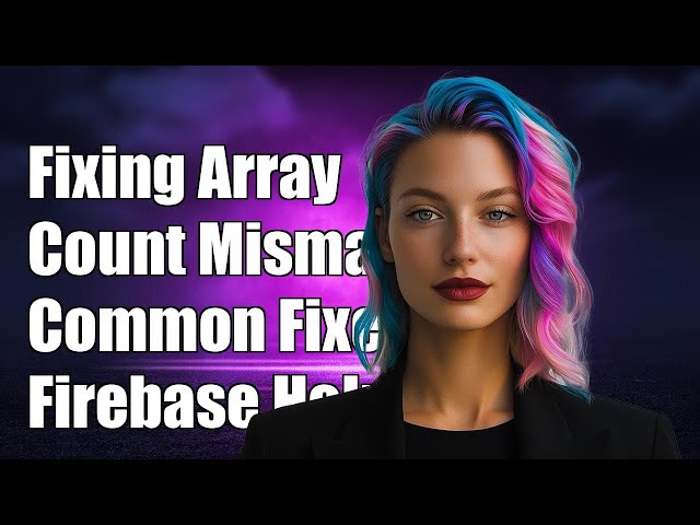 Fixing Firebase Realtime Database Array Count Mismatch: Common Solutions