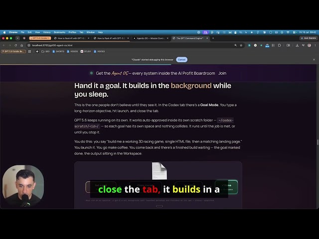 GPT 5.6 Command Engine: Autonomous Agents in the Background!