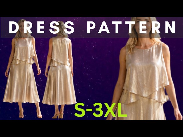 Professional Secret: Easy Dress Pattern from One Basic Block #Sewing #PatternMaking #Couture