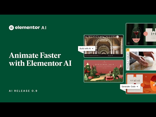 GSAP - Scroll Based Video Animations with Elementor AI  in 5 minutes