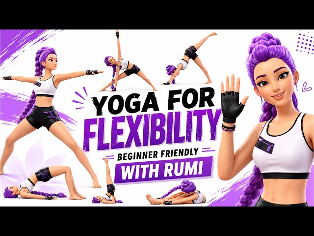 K-POP Yoga for Kids! 🌈 Easy Stretch with Rumi | Yoga For Beginners | 25 minutes Yoga For Flexibility