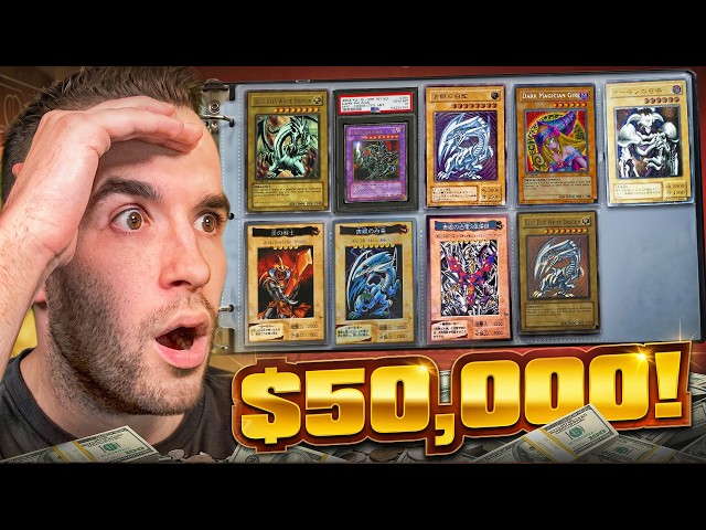 Opening The CRAZIEST Yugioh Binder Collection That I Have Ever Seen! ($50,000)