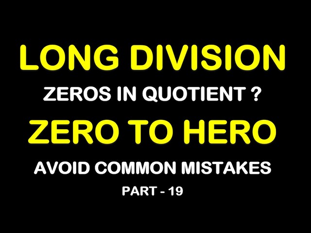 How to Do Decimal Number Long Division Step by Step | 100.04 ÷ 2 | Zero in the Quotient | Part-19