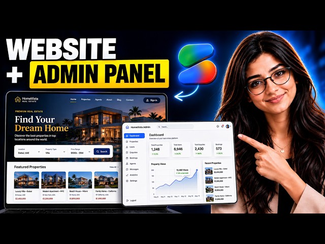 Build a FULLY FUNCTIONAL Website with Google AI Studio | Admin Panel + Database + Login | No Coding