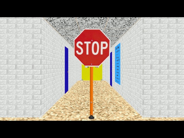 Stop Sign | Baldi's Basics MOD
