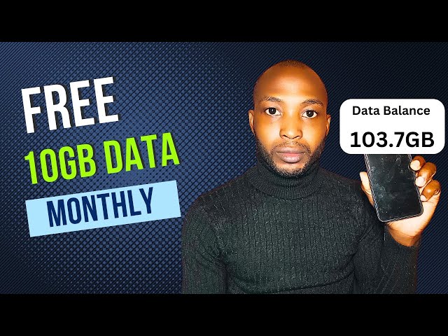 FREE 10GB Data Monthly (ALL NETWORK) | Get FREE Browsing DATA on MTN, GLO, 9mobile, Airtel