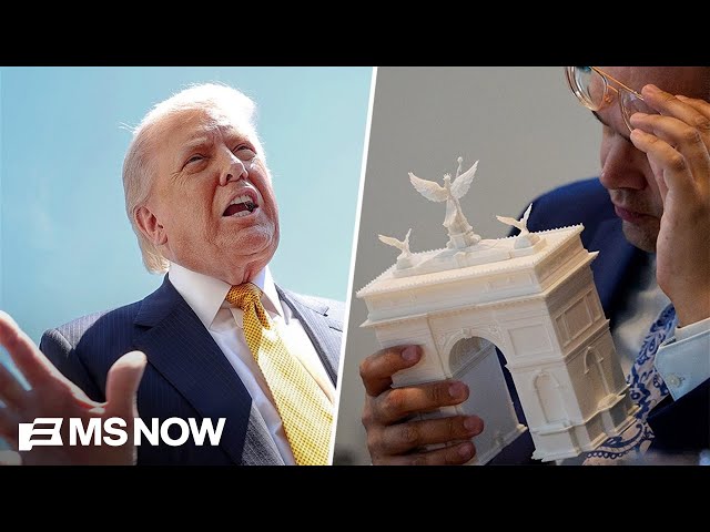 'We’ve got a president who’s off the rails': Dem on Trump’s Triumphal Arch