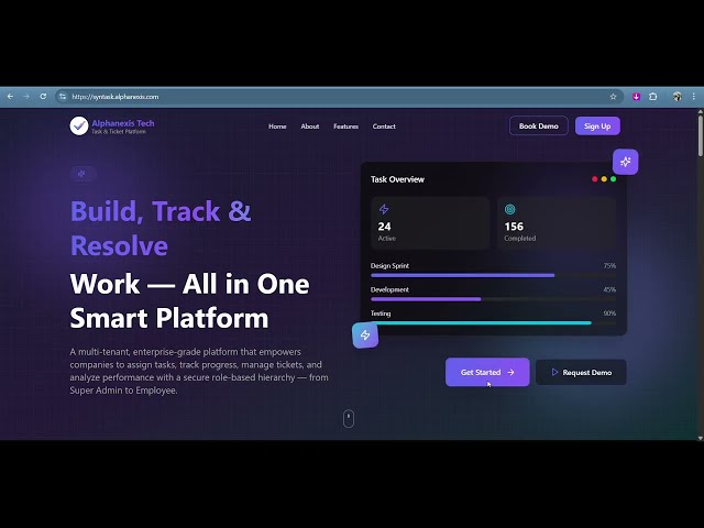 Task Management Software Demo | Jira Alternative | Alphanexis Task Management System